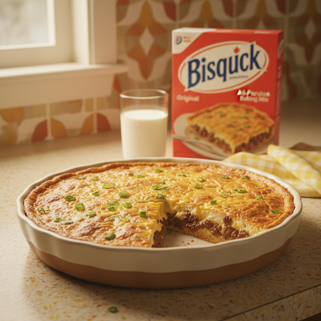 Bisquick Impossible Cheeseburger Pie