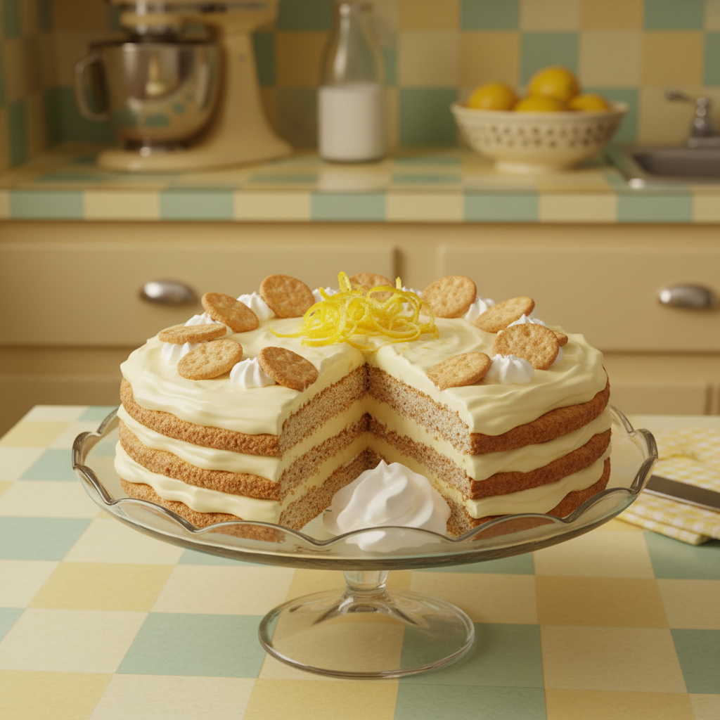 Nilla Wafer Lemon Icebox Cake