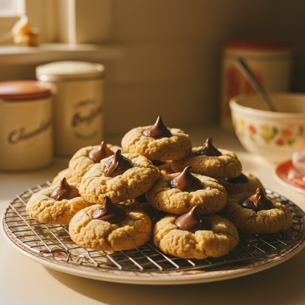 Old-Fashioned Peanut Butter Blossoms