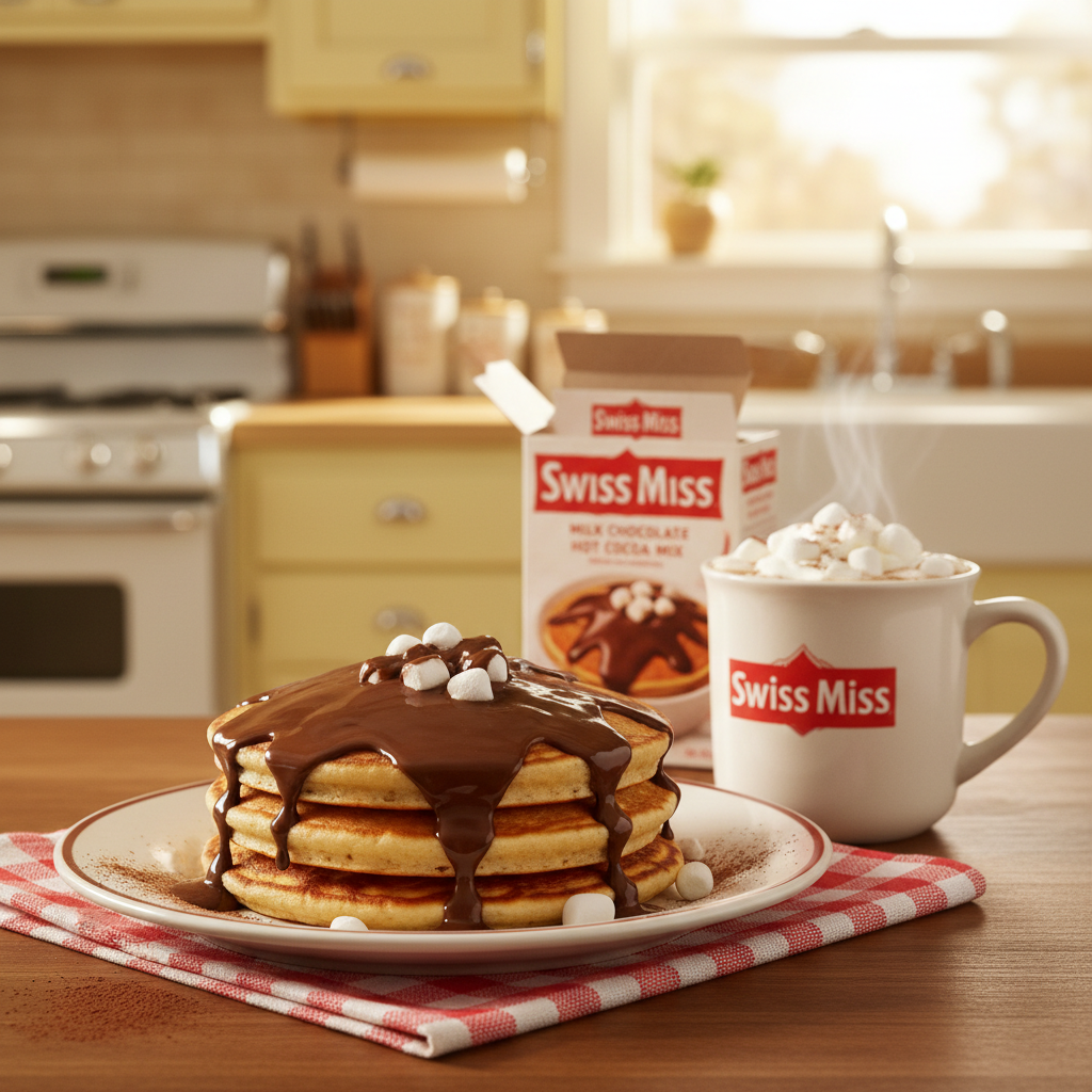 Swiss Miss Hot Cocoa Quick Pancakes